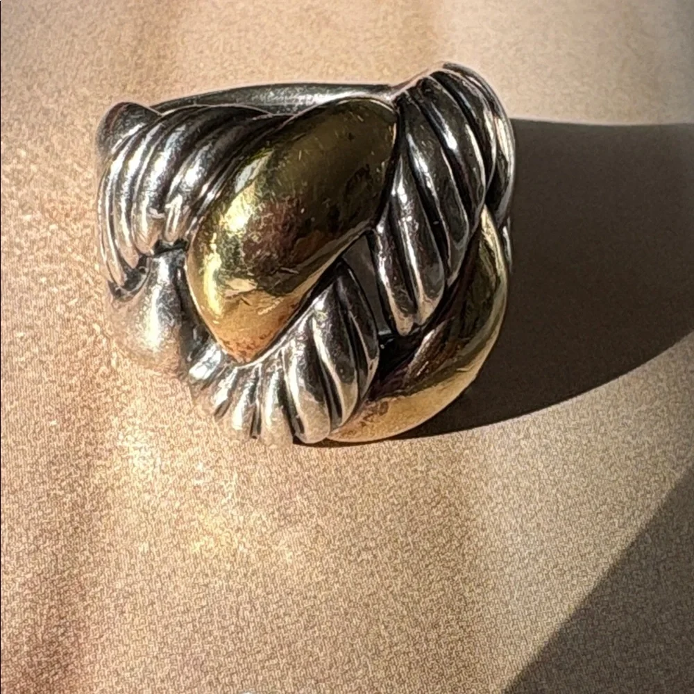 AUTHENTIC DAVID YURMAN BELMONT CURB CHAIN RING - Picture 1 of 6